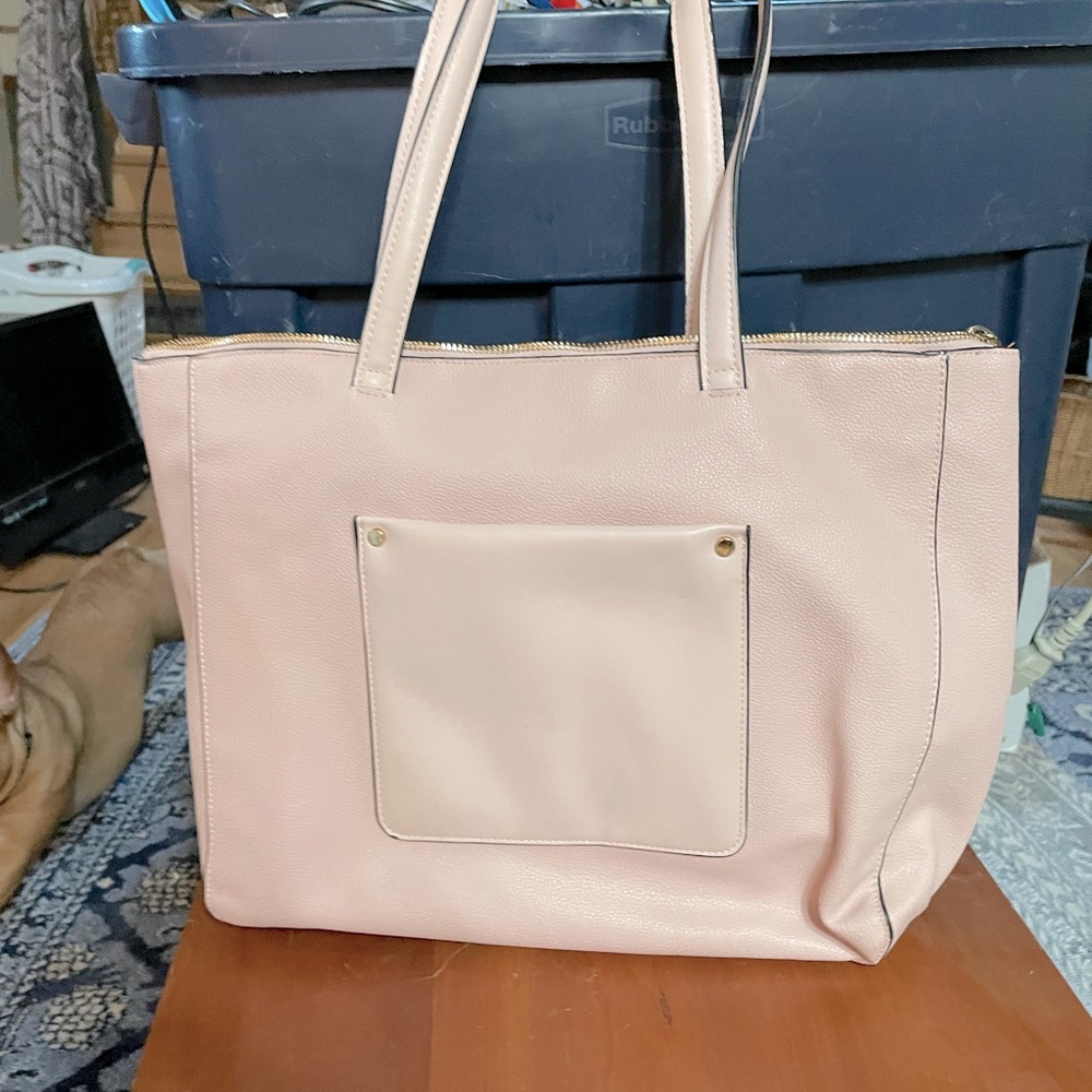 Pale Pink satchel/small tote purse